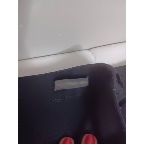 Jag Black Mid Rise Boot Leg Pants Sz 12 - Picture 3 of 7